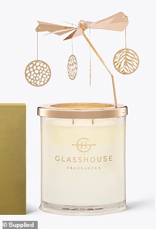 As it spins, it projects stunning sparkling images onto the walls around the room creating a beautiful, cosy space