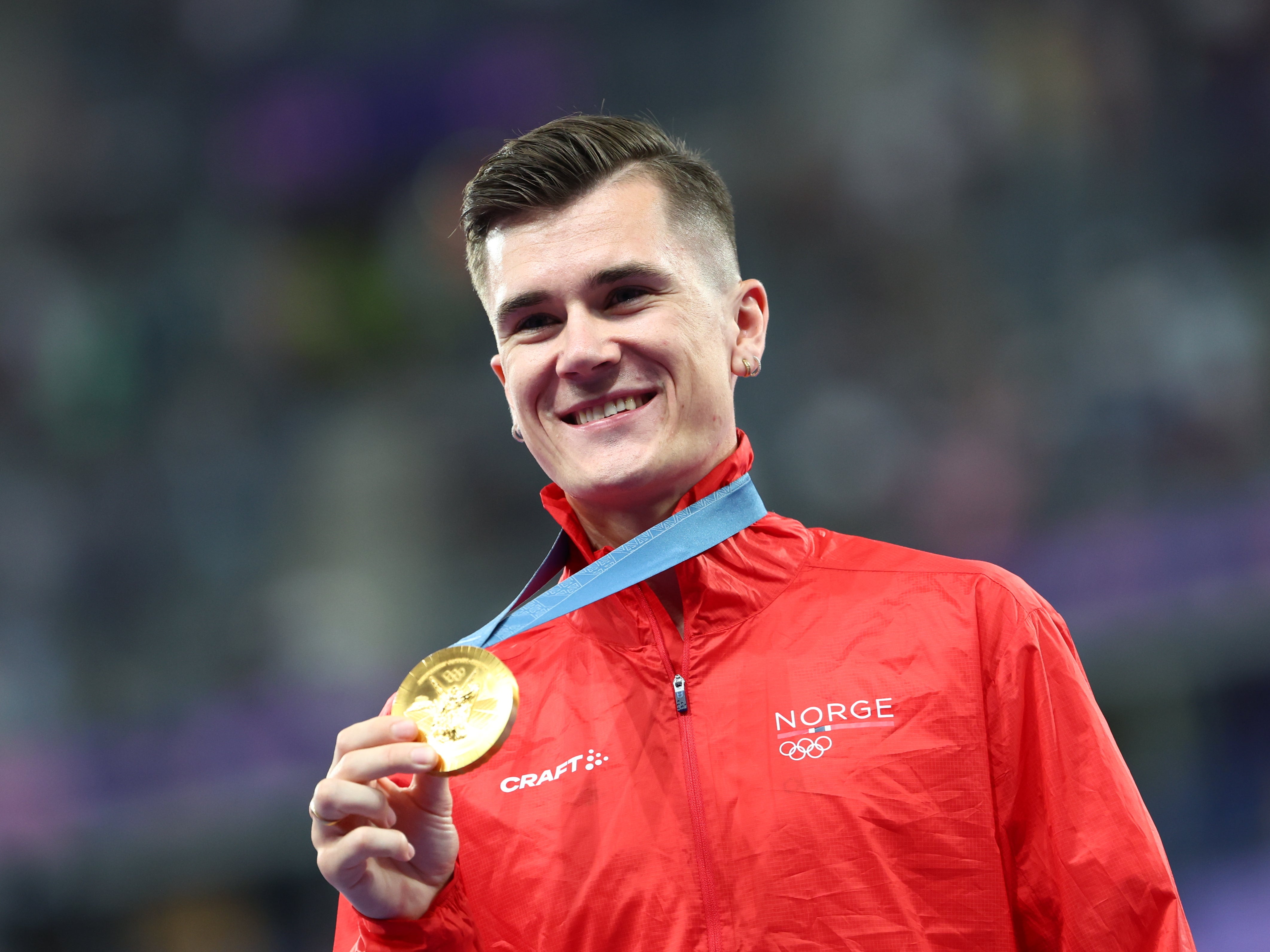 Ingebrigtsen bounced back to claim gold in the 5,000m