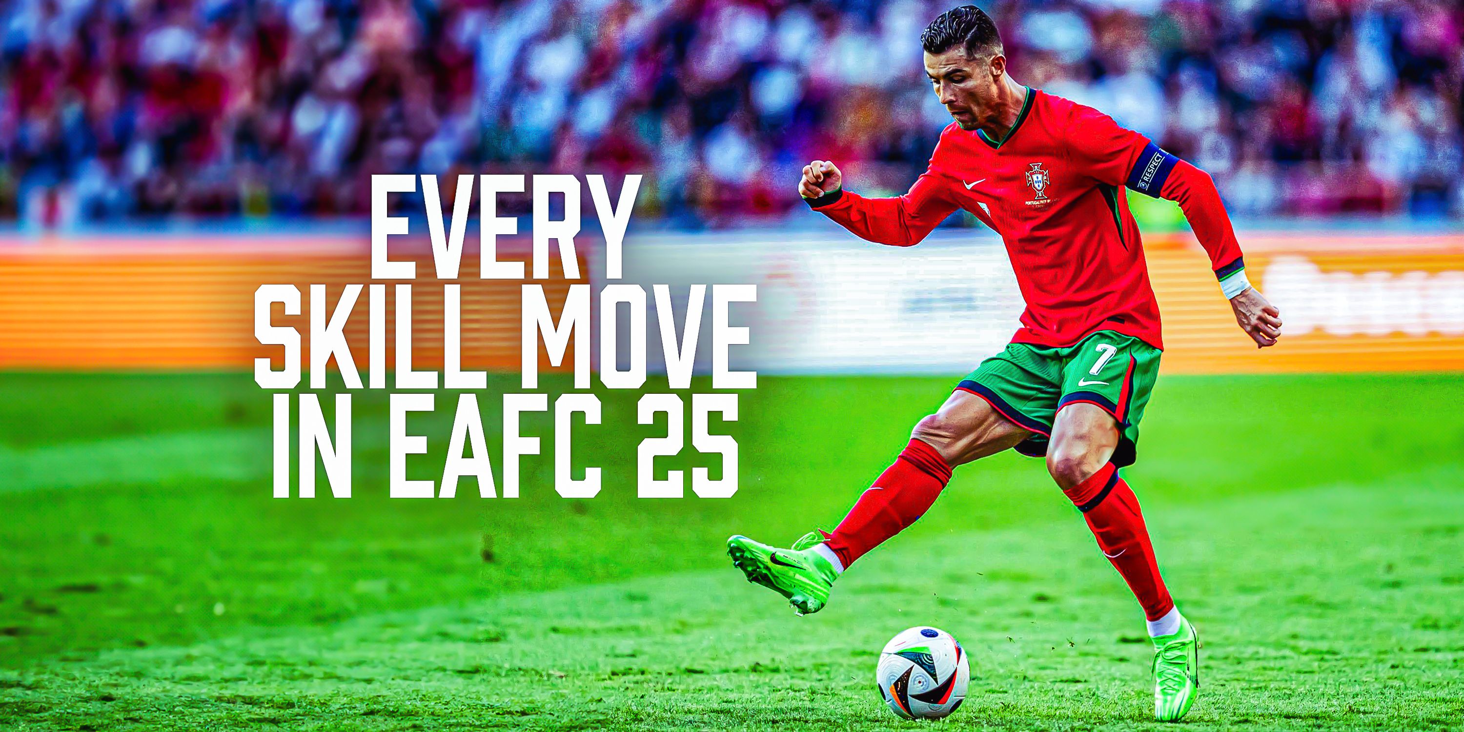 Ronaldo with the words ‘every skill move in EAFC’