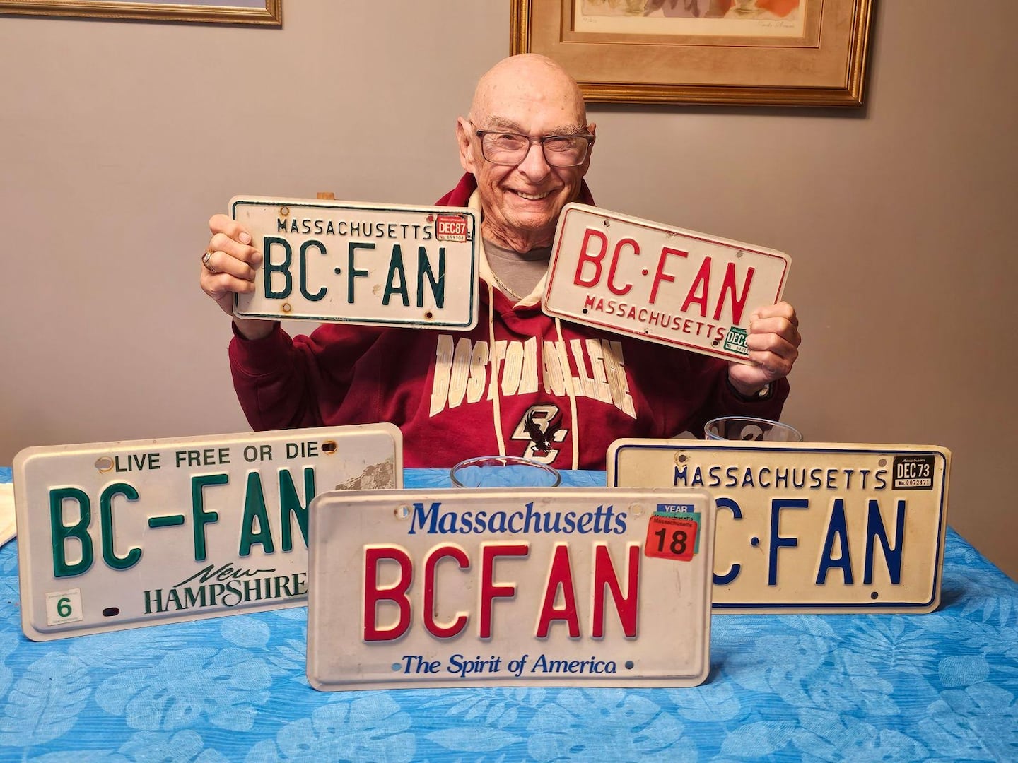When it comes to following BC football, Ron Saloman, 91, has been licensed to travel to games -- home and away -- for almost seven decades.