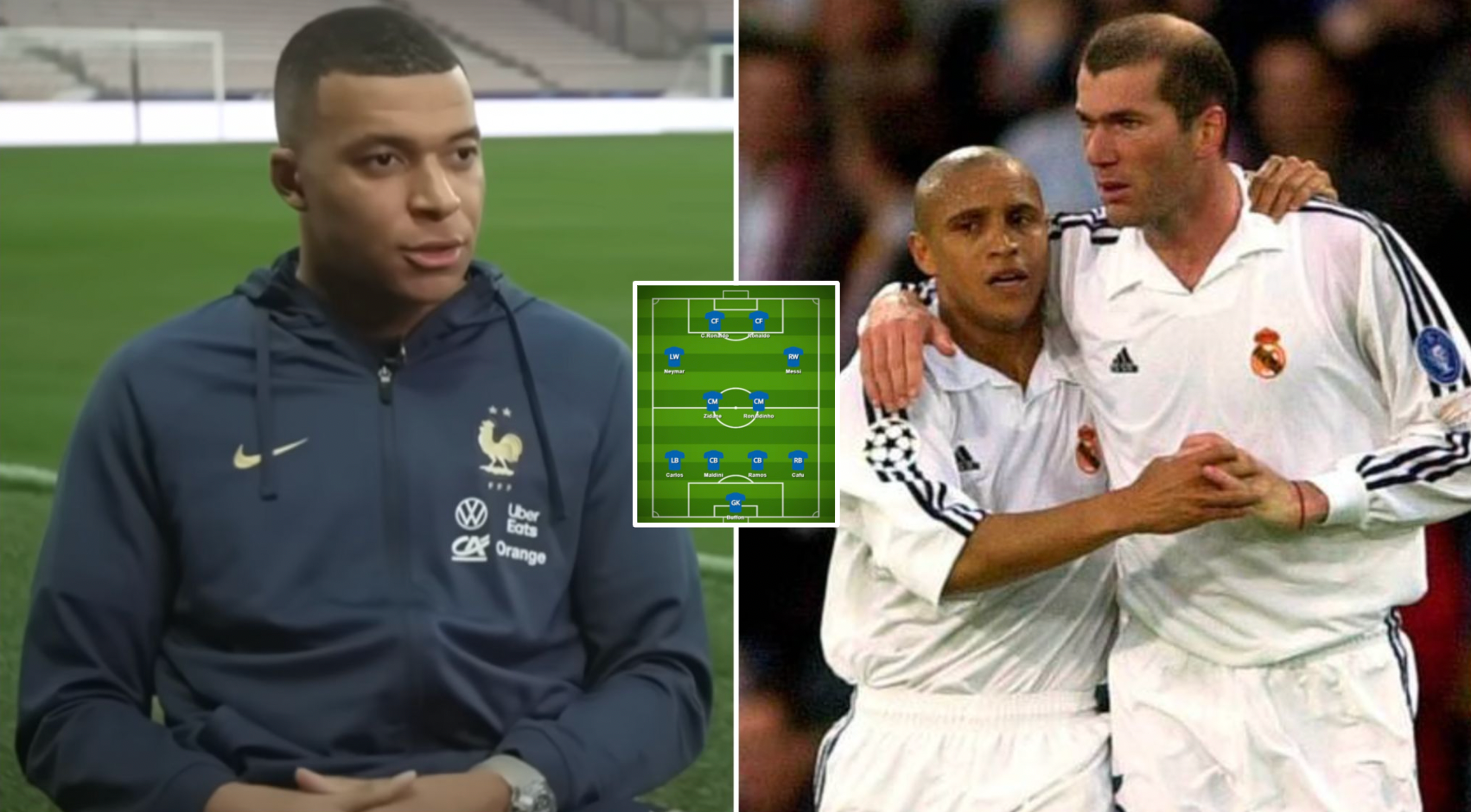 Kylian Mbappe Named His Greatest 11 in Football History